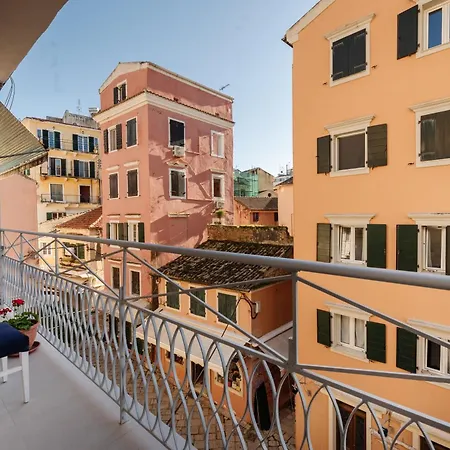 Venetian Balcony , Old Town Corfu Lägenhet *